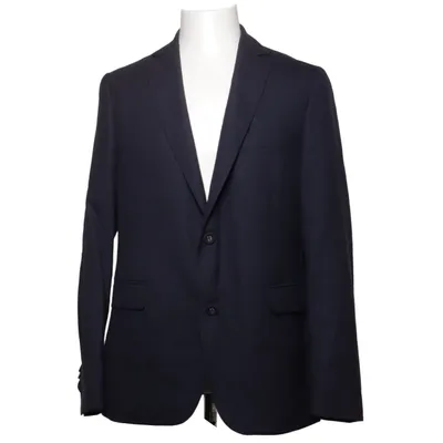 Blazer (Blue) from Officine Générale Viscose, Wool