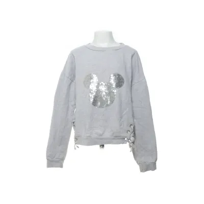 Collegetröja (Grå) från Mickey Mouse Bomull, Polyester