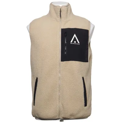Outer vest (Beige, Black) from Wearcolour Polyester