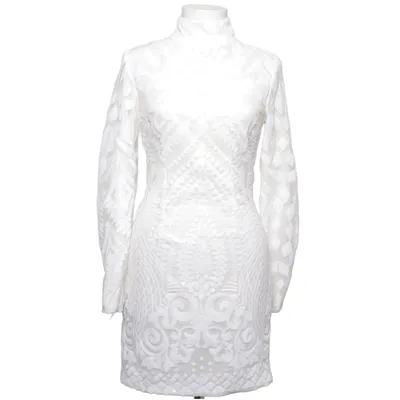 Cocktail dress (White) from Dennis Cotton, Polyester