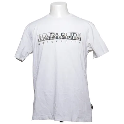 T-shirt (Vit) från Napapijri Bomull, Elastan