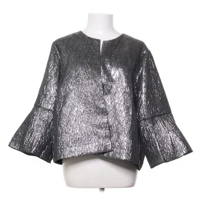 Jacka (Silverfärgad) från KappAhl Bomull, Metallfiber, Polyamid, Polyester, Viskos