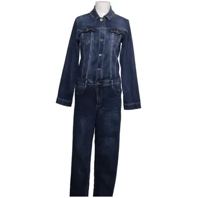 Jumpsuit (Blue) from Place du Jour Cotton, Elastane