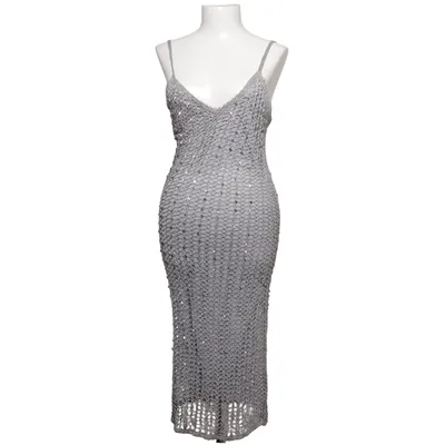 Klänning (Grå) från Kit Polyester, Viskos