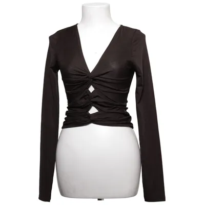 Slå-om top (Brun) fra Bik Bok Elastan, Polyester