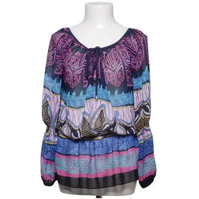 Blouse (Multicolored) from Lulu Elastane, Polyester, Viscose