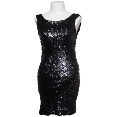 Robe de cocktail (Noir) de Alyssa Élasthane, Polyester