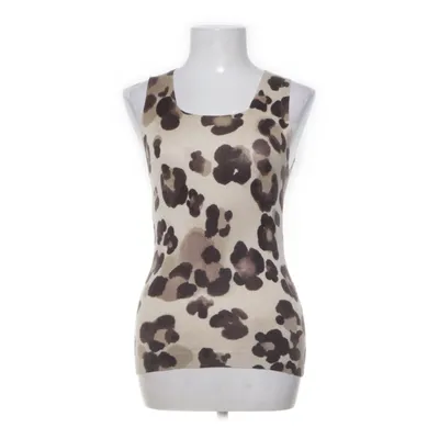 Tank Top (Beige, Brown) from Moschino Cheap and Chic Cashmere, Silk