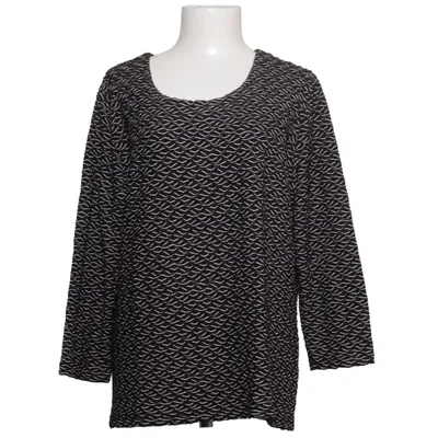 Top (Black, White) from Kriss Sweden Elastane, Polyester, Viscose