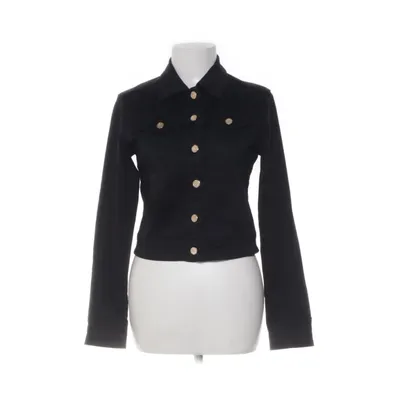Veste en jean (Noir) de Flash Jeans Coton, Élasthane