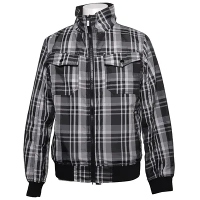 Bomberjack (Zwart, Wit, Grijs) van Fishbone Polyester