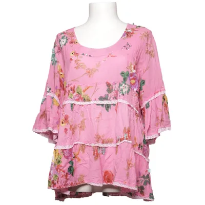 Blouse (Pink, Multicolored) from TurQuoise Cotton