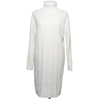 Turtleneck dress (White) from Incity
