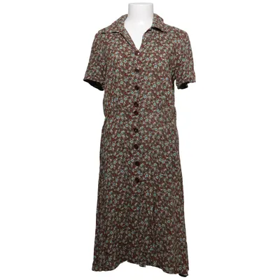 Skjortklänning (Brun, Flerfärgad) från Bergelin Viskos