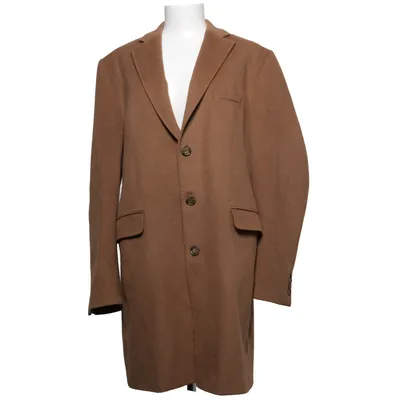 Frakke (Brun) fra Cavaliere Acetat, Polyester, Viscose, Uld