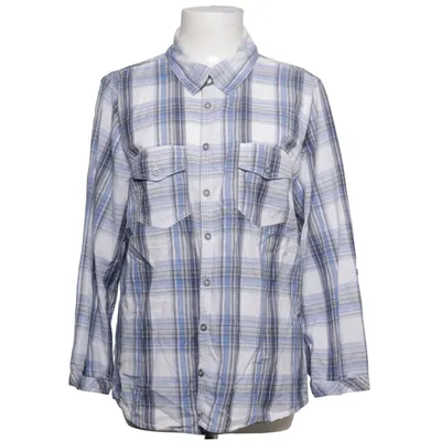 Chemise en flanelle (Bleu, Blanc, Gris) de Isolde Coton
