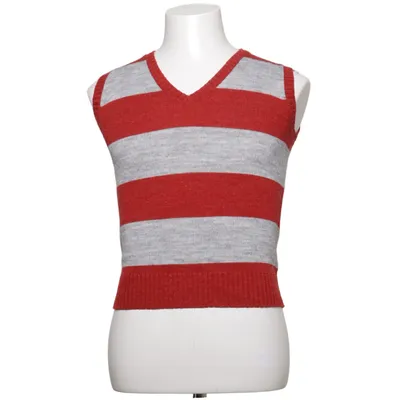 Pull sans manches (Rouge, Gris) de X-Mail Acrylique, Laine