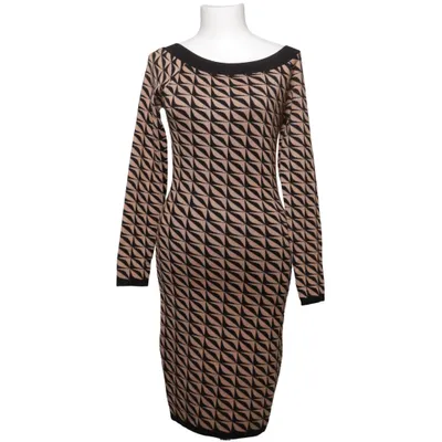 Robe (Noir, Beige) de Enzoria Polyamide, Viscose