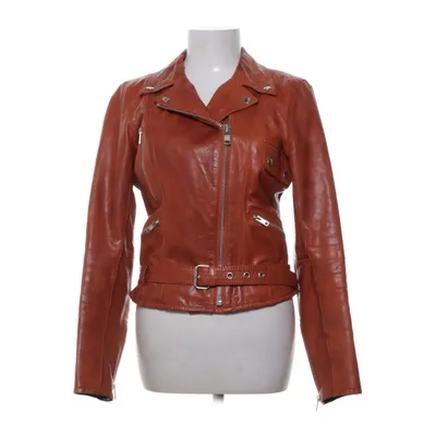 Biker jacket (Orange) from Jofama Polyester, Leather