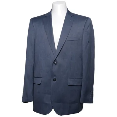 Blazer (Blauw) van Dressmann Polyester, Viscose