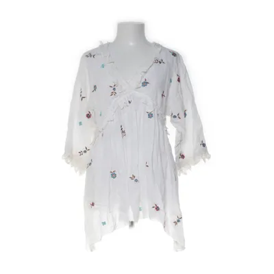 Tunic (White, Multicolored) from Agencies Turquoise Cotton