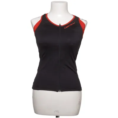 Wielershirt (Zwart, Rood) van Castelli Elastaan, Polyamide