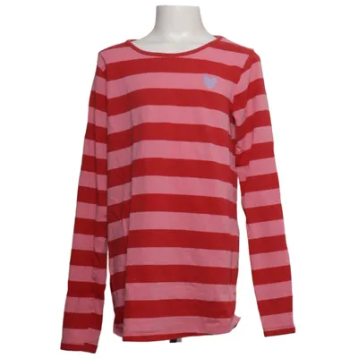 Langærmet t-shirt (Rød, Pink) fra Jonas Nielsen Elastan, Økologisk bomuld