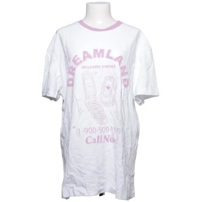 T-shirt (Vit, Lila) från Reclaimed Vintage Bomull