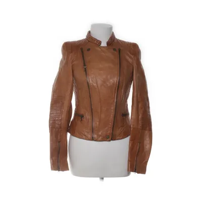 Läderjacka (Brun) från Zara Trafaluc Skinn