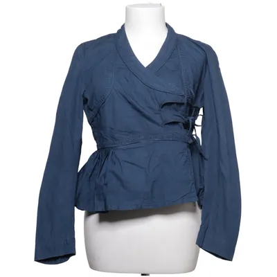 Wrap blouse (Blue) from Noa Noa Cotton
