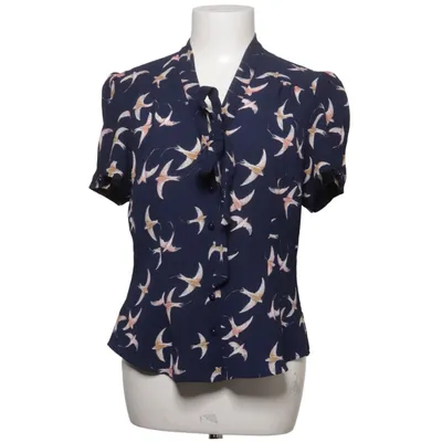 Top (Blauw) van Collectif Vintage Polyester