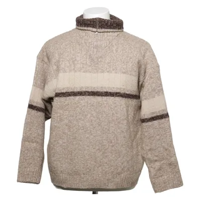 Sweater (Beige, Brown) from VanVaan Acrylic, Wool
