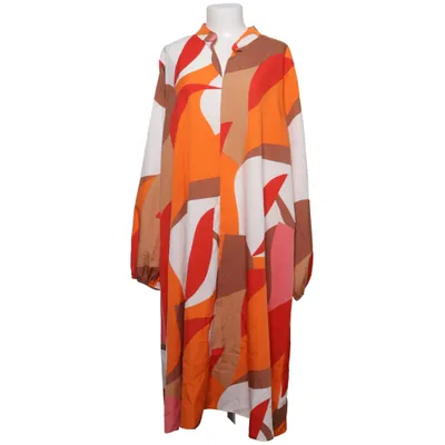 Klänning (Orange, Vit, Brun, Röd, Rosa) från Shein Curve Polyester