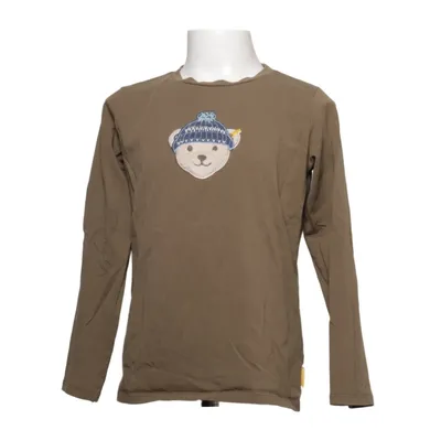 T-shirt à manches longues (Marron) de Steiff Coton, Élasthane