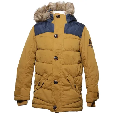 Winterjas (Geel, Blauw) van Unlimited DVSN Katoen, Polyamide, Polyester