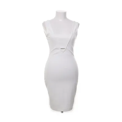 Klänning (Vit) från Bik Bok Elastan, Polyester