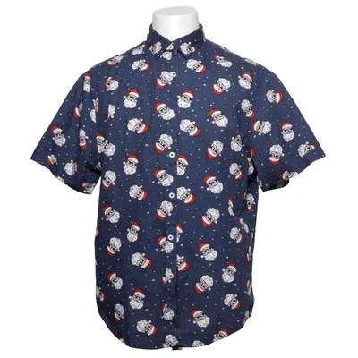 Korte mouwen shirt (Blauw, Meerkleurig) van Cactus Man Ricky Singh Katoen