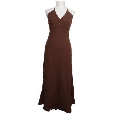 Maxi jurk (Bruin) van Zara Linnen, Viscose