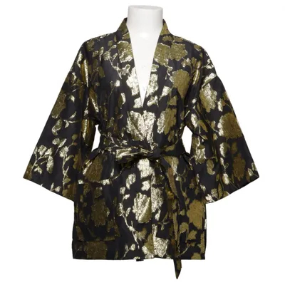 Cardigan (Golden Kimono) from MSCH Copenhagen Metallic fiber, Polyester
