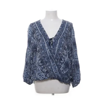 Wrap blouse (Blue, Multicolored) from Miss Milla