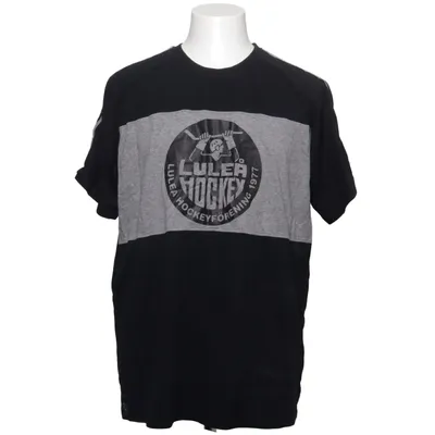 T-shirt (Schwarz, Grau) von Luleå Hockey Baumwolle