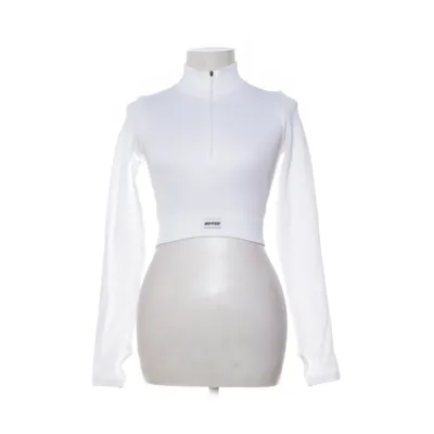 Crop top (Wit) van Bo+Tee Elastaan, Nylon