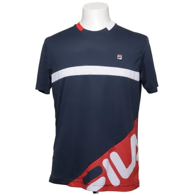 T-shirt (Bleu, Rouge, Blanc) de Fila Polyester