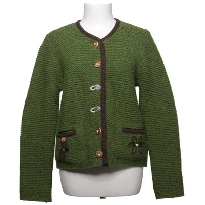 Cardigan (Groen, Bruin) van Stapf Wol
