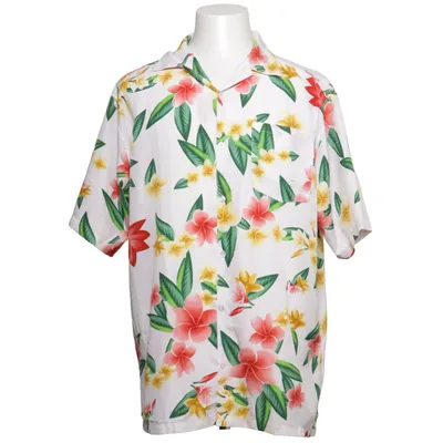 Short sleeve shirt (White, Multicolored) from Pacific & Co Polyester