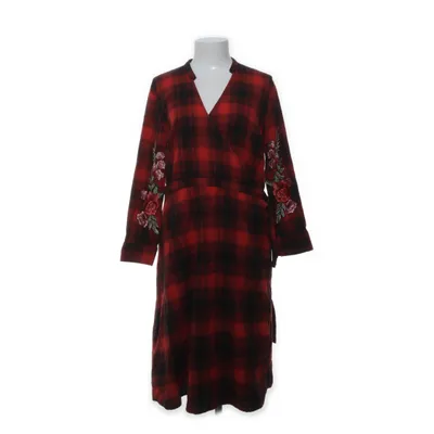Wrap dress (Red, Black) from Collection IRL Viscose