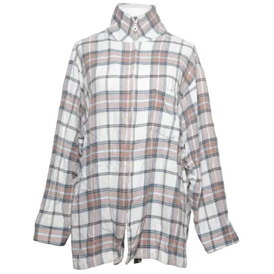 Flannel shirt (White, Blue, Brown) from Ninetynine Cotton
