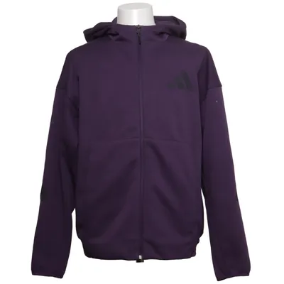 Hættetrøje (Lilla) fra Adidas Bomuld, Genanvendt polyester