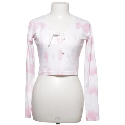 Crop top (Wit, Roze) van Missguided Tall Katoen, Elastaan