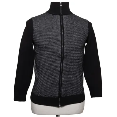Cardigan (Zwart, Grijs) van Hugo Boss Katoen, Wol
